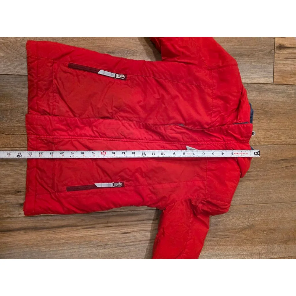 Kids Lands' End Red Winter Coat Size N 6/7)